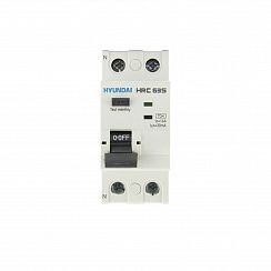 Устройство защитного отключения HRC63S 2PG5S0000C 00063F 2 полюса, 63A, 100mA (STANDARD), тип A