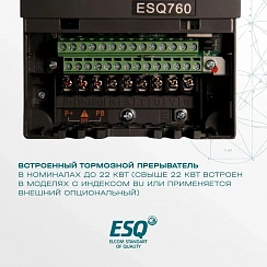 Частотный преобразователь ESQ-760-4T-0007 0.75/1.5кВт, 380 В